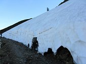 01 Nella neve sulla carrareccia verso il Dordona